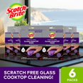 thumbnail image 2 of -Brite Glass Cooktop Pads, Scratch-Free & Non-Abrasive Scrubbers for Glass or Ceramic Stovetops, Cleans Burnt-On Messes with Just Water, Reusable Dishwasher-Safe Design (12 Pads), 2 of 2