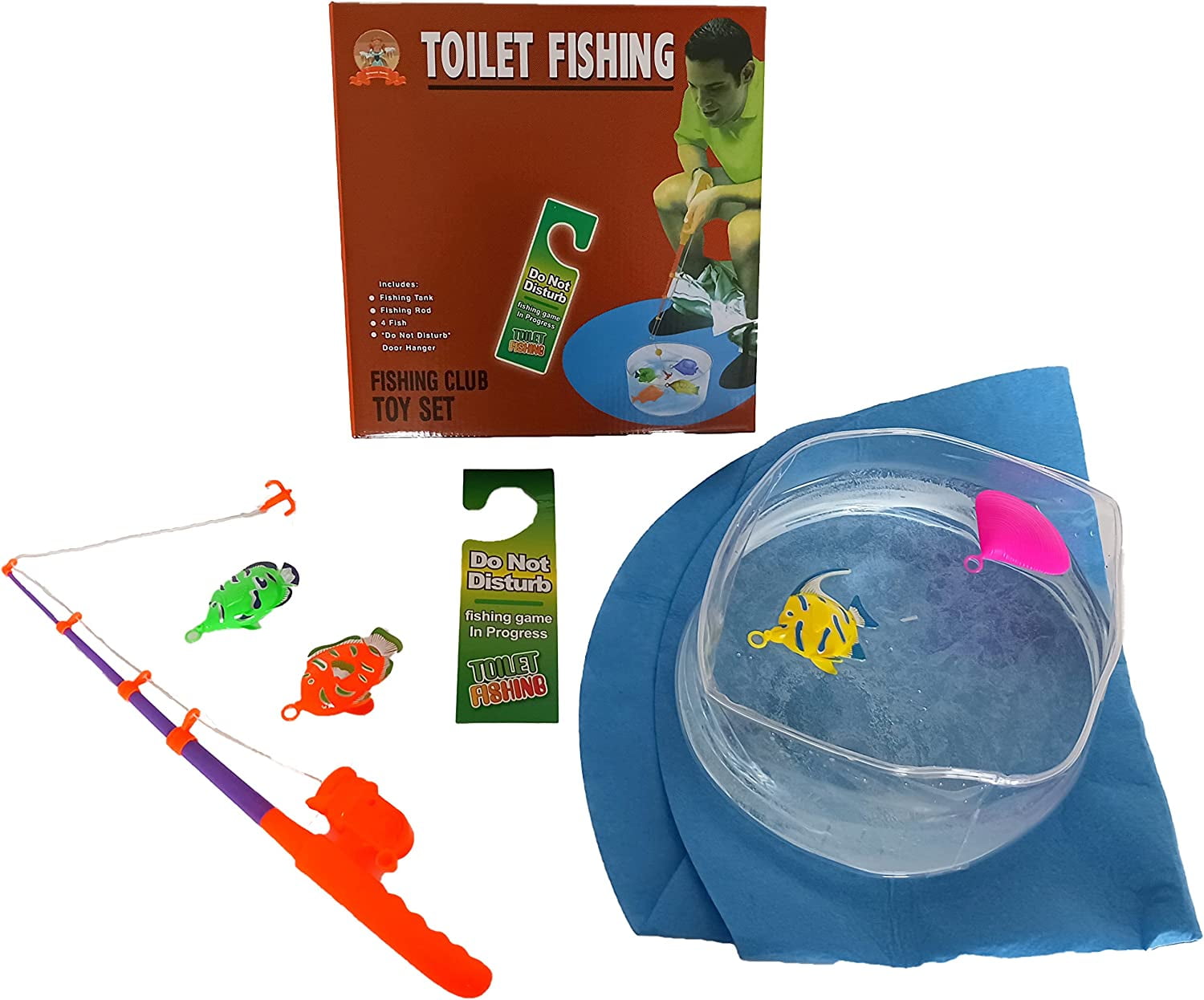 'Barwench' Toilet Gag Gift Games, Golf, Fishing, Basketball
