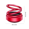 thumbnail image 4 of Difusores Aromaterapia Con Solar Anillo Doble Portátil para Automóvil (rojo), 4 of 4