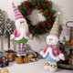thumbnail image 5 of Colorful Santa Claus Ornaments Christmas Window Display Decorations Christmas Retractable Snowman Figurines, 5 of 9