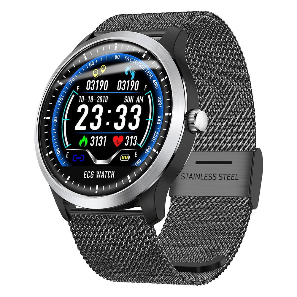 N58 Smart Watch Sports Bracelet PPG ECG HRV Report Heart Rate Blood Pressure Test Monitor Pedometer Walmart