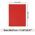 thumbnail image 2 of Unique Bargains 2 Pcs Leather Repair Patch Tape, Self Adhesive Leather Repair for Furniture Couch Sofa Car Seats Office Chair, 11.02"x8.27" Red, 2 of 7