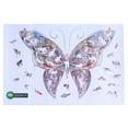 thumbnail image 1 of Calcomanía de pared con diseño de animales coloridos, mariposas, decoración de pared para dormitorio, 1 of 14