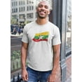 thumbnail image 2 of Burmese Grunge Flag Tee Men's -Image by Shutterstock, 2 of 4