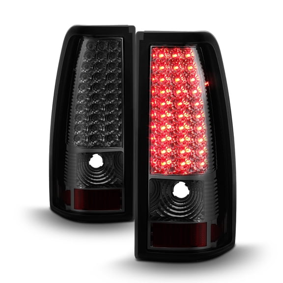 Smoke 1999-2002 Chevy Siverado GMC Sierra LED Tail Lights Brake Lamps Left Right