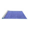 thumbnail image 2 of Ahgly Company Machine Washable Indoor Rectangle Oriental Blue Industrial Area Rugs, 2' x 4', 2 of 4