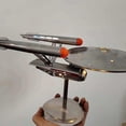 thumbnail image 2 of U.S.S. Enterprise Star Trek Model NCC-1701 Replica,Stainless Steel Spaceship Model Ornaments for Home Decoration and Collection, 2 of 5