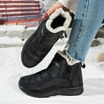 thumbnail image 5 of Gyexs Mens Snow Boots Womens Winter Shoes Casual Fashionable Lined Warm Boots Soft Comfortable Footwear Z01 Black Size 9, 5 of 7