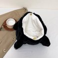 thumbnail image 2 of Bolso Hombro para Mujer Mano Peludo Informal Felpa Compras Suave (), 2 of 8