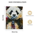 thumbnail image 2 of Nawypu Colorful Animal Canvas Poster Wall Art Decoration, Framed Panda Poster Wall Decoration for Bedroom, Living Room, Kids Room, Study Room, Home Decor., 2 of 5