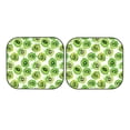 thumbnail image 7 of Goofa Green Kiwi Pattern 2 Piece Car Windshield Sun Shade Foldable | Front Windshield Shade for Sun, Heat and UV Rays | Sunshade for Car Front Window-Large, 7 of 7