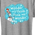 thumbnail image 3 of Cat in the Hat - Wonder And Think - Women's Short Sleeve Graphic T-Shirt, 3 of 5