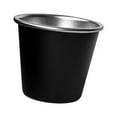 thumbnail image 4 of Vaso de acero inoxidable para acampada, vaso de pinta reutilizable apilable, vaso de agua para interior y exterior, barra de mochilero para el hogar Pequeño negro, 4 of 7
