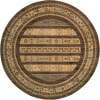 thumbnail image 2 of Rugs.com Kashkuli Gabbeh Collection Rug – 8' Round Brown Medium Rug Perfect For Kitchens, Dining Rooms, 2 of 8