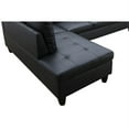 thumbnail image 5 of Lifestyle Furniture 3 Piece Genuine Leather Living Room Set,Living Room Furniture Modern Style Couch with Red&Black, 5 of 9