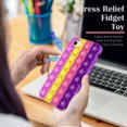 thumbnail image 4 of Nagebee For iPhone 6/6s, iPhone 7/8, iPhone SE (2nd Gen 2020), iPhone SE (3rd Gen 2022) Phone Case Kids Teens Bubble Wrap ADHD Stress Relief Phone Cover, 4 of 8