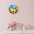 thumbnail image 3 of 14 Inch Wall Clock Battery Operated Silent Clock Decorative for Office, Kitchen, Outdoor, Living Room，Beautiful Flower Blooming in Sunflowers Field Beautiful Pattern, 3 of 4