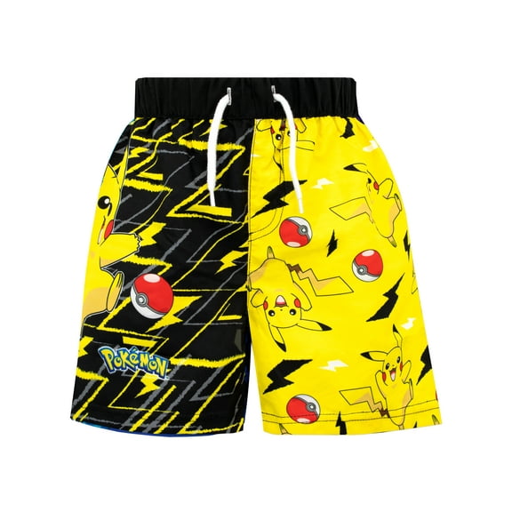 Pokemon Boys Swim Shorts Sizes 4 -10