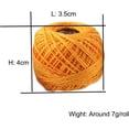 thumbnail image 4 of HUGFEGWE 16 Rolls Solid Color Cotton Thread Ball - Rainbow Color Cross Stitch & Crochet Thread for Crafts CA919-164623, 4 of 7