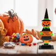 thumbnail image 4 of Decoraciones de mesa de Halloween de dulces de madera pacoración de Y Yuyangstore decoraciones de calabaza, 4 of 8