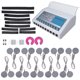 thumbnail image 1 of Masajeador corporal adelgazante con 12 pares de parches de electrodos, máquina de masaje de estimulación muscular con pulso ajustable, enchufe estadounidense de 110 V, 1 of 15