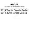 thumbnail image 2 of TOR Front Suspension Control Arm and Ball Joint Assembly Stabilizer Bar Link Kit for Car Toyota Corolla - Left Right Side (Driver Passenger) KTR-104309, 2 of 2
