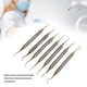 thumbnail image 3 of Kit De Selección De Limpieza Dental, 7 Piezas De Material Metálico, Removedor De Placa De Dientes De Alta Dureza Para Eliminación De Residuos De Alimentos Y Manchas De Dientes, 3 of 8