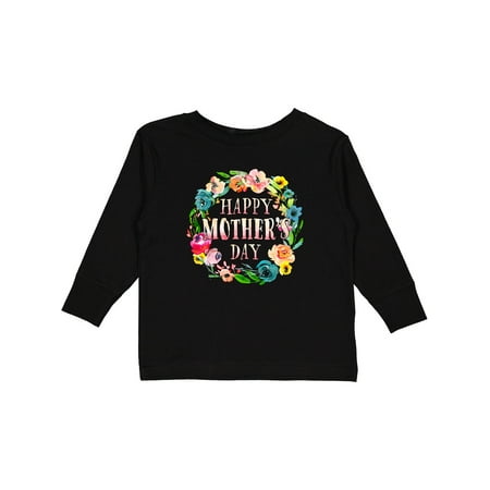 

Inktastic Happy Mother s Day- Flowers Gift Toddler Boy or Toddler Girl Long Sleeve T-Shirt