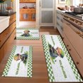 thumbnail image 2 of Kitchen Rugs Sets 3 Piece with Runner Floral Kitchen Floor Mat Carpet Farmhouse Rugs and Mats Non Skid Washable Runner Rug for Kitchen Office Sink Laundry, 2 of 12