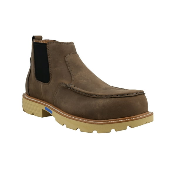 Twisted X Men's 4" Shitake Chelsea Nano Safety Toe Work Boot MXCN003