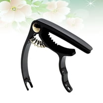 Supvox Black Metal Guitar Capo with Steel Spring for Quick Sound Tuning