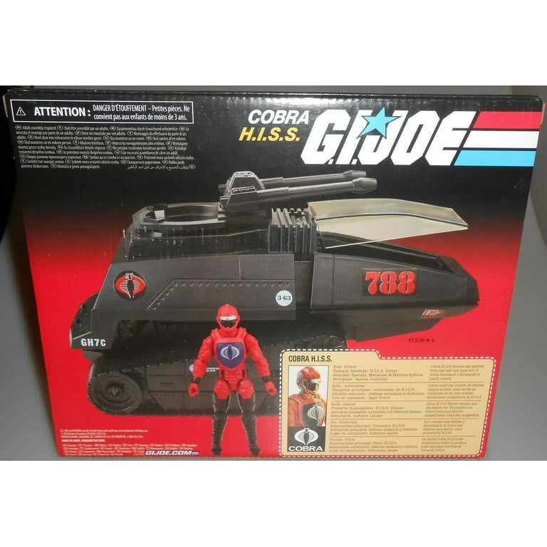 G.I. Joe Cobra H.I.S.S. Tank with H.I.S.S. Commander