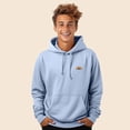 thumbnail image 3 of Dalix Rainbow Embroidered Fleece Zip Hoodie Cold Fall Winter Mens in Light Blue S Small, 3 of 5
