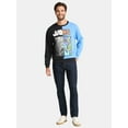 thumbnail image 2 of Jaws Men's and Big Men's Combo Fleece Crewneck Sweatshirt, Sizes S-3XL, 2 of 4
