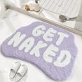thumbnail image 6 of Get Naked Bath Mat, Cute Bathroom Rug for Bathroom Mat, rregular Non Slip Shower Floor MatUltra Soft Mat Funny Bathroom Decor Soft Water-absorbent Anti-slip Floor, 6 of 9