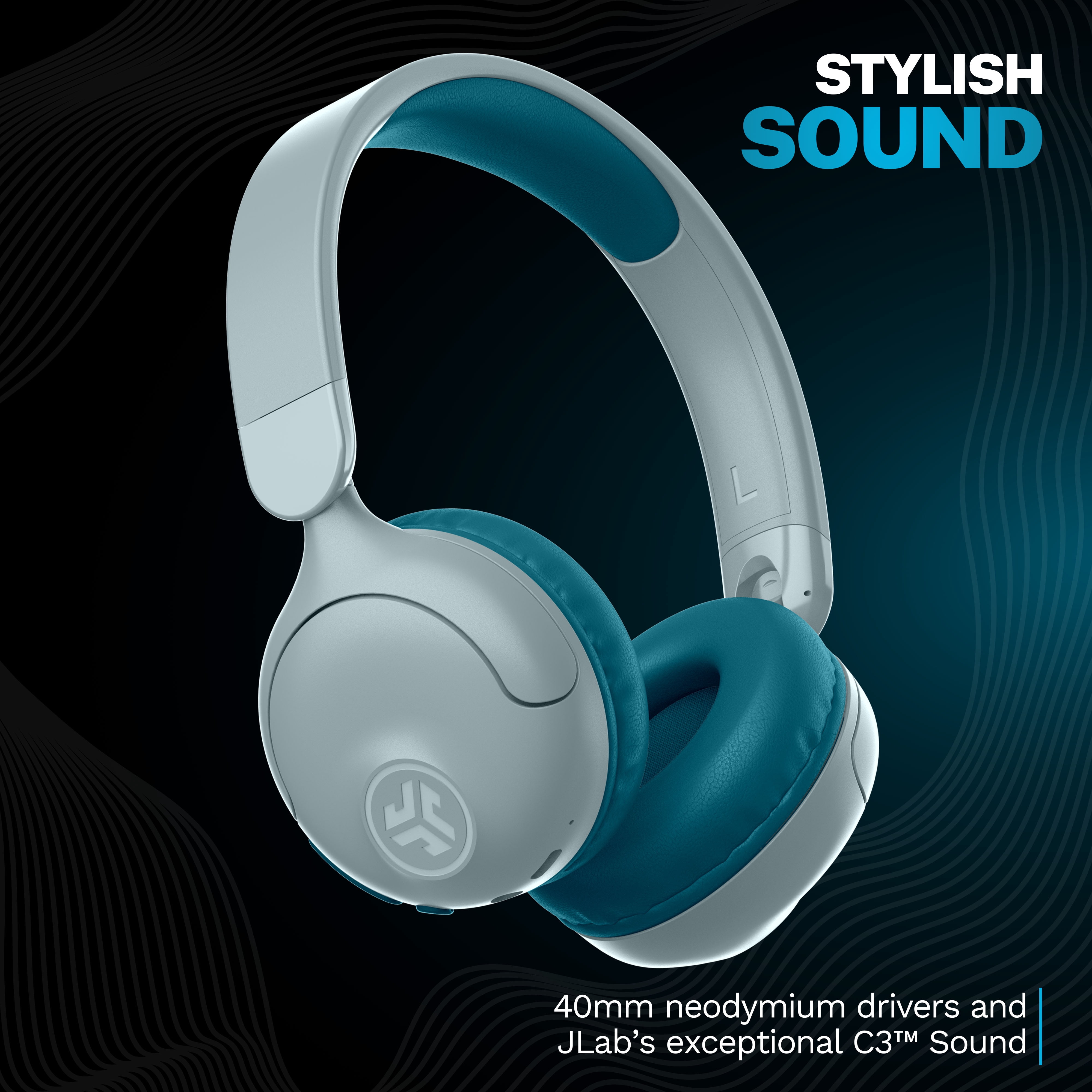 JLab JBuddies Pop Wireless Kids Headphones Teal thumbnail 4