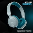 thumbnail image 3 of JLab JBuddies Pop Wireless Kids Headphones Teal, 3 of 8