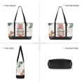 thumbnail image 6 of FORMRS Canvas Laptop Tote Bag for Women with 15.6" Computer Compartments Shoulder Handbag, Holiday Train, 6 of 7