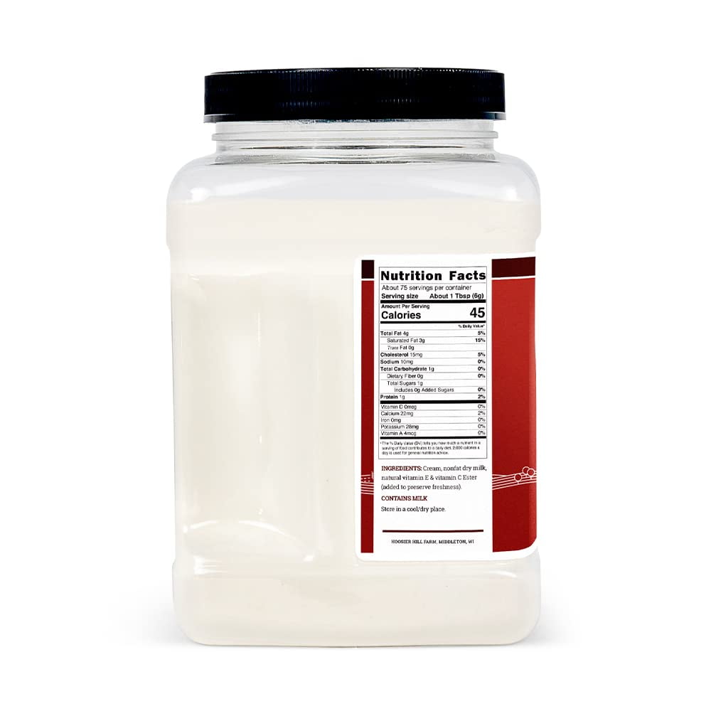 Hoosier Hill Farm Heavy Cream Powder, 1 lb Jar