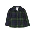 thumbnail image 4 of Komar Kids Holiday Green Plaid Toddler Girls 2pc Coat Pajamas K167912, 4 of 7