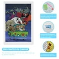 thumbnail image 3 of Scooby-doo Canvas Picture Paintings Prints Wall Hang Diamond Picture Tapestry Art Decorative Home Game, 3 of 8