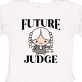 thumbnail image 4 of Inktastic Future Judge Cute Boys or Girls Long Sleeve Baby Bodysuit, 4 of 5
