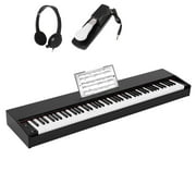 Glarry 88-Key Full Size Digital Piano Electronic Keyboard for All Experience Levels, Black