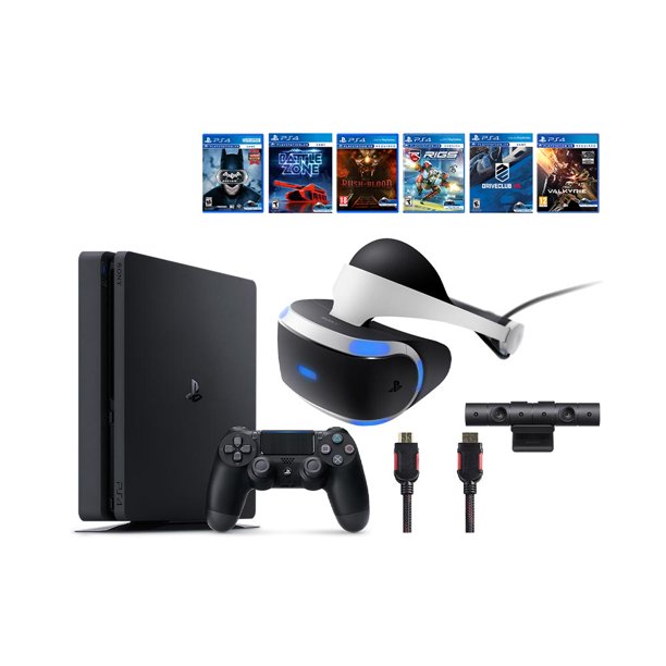 Playstation Vr Bundle 9 Items Vr Headset Playstation Camera Ps4 6 Vr Game Disc Psvr Until Dawn Rush Of Blood Psvr Eve Valkyrie Psvr Battlezone Batman Arkham Vr Psvr Driveclub Psvr Battlezone Walmart Com Walmart Com
