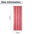 thumbnail image 2 of Cortinas de estrellas, 2 paneles para ventanas pequeñas de guardería, cortina de ventana con temática espacial para oscurecer la habitación, cortinas para niños para dormitorio de bebés y niños, 2 of 7