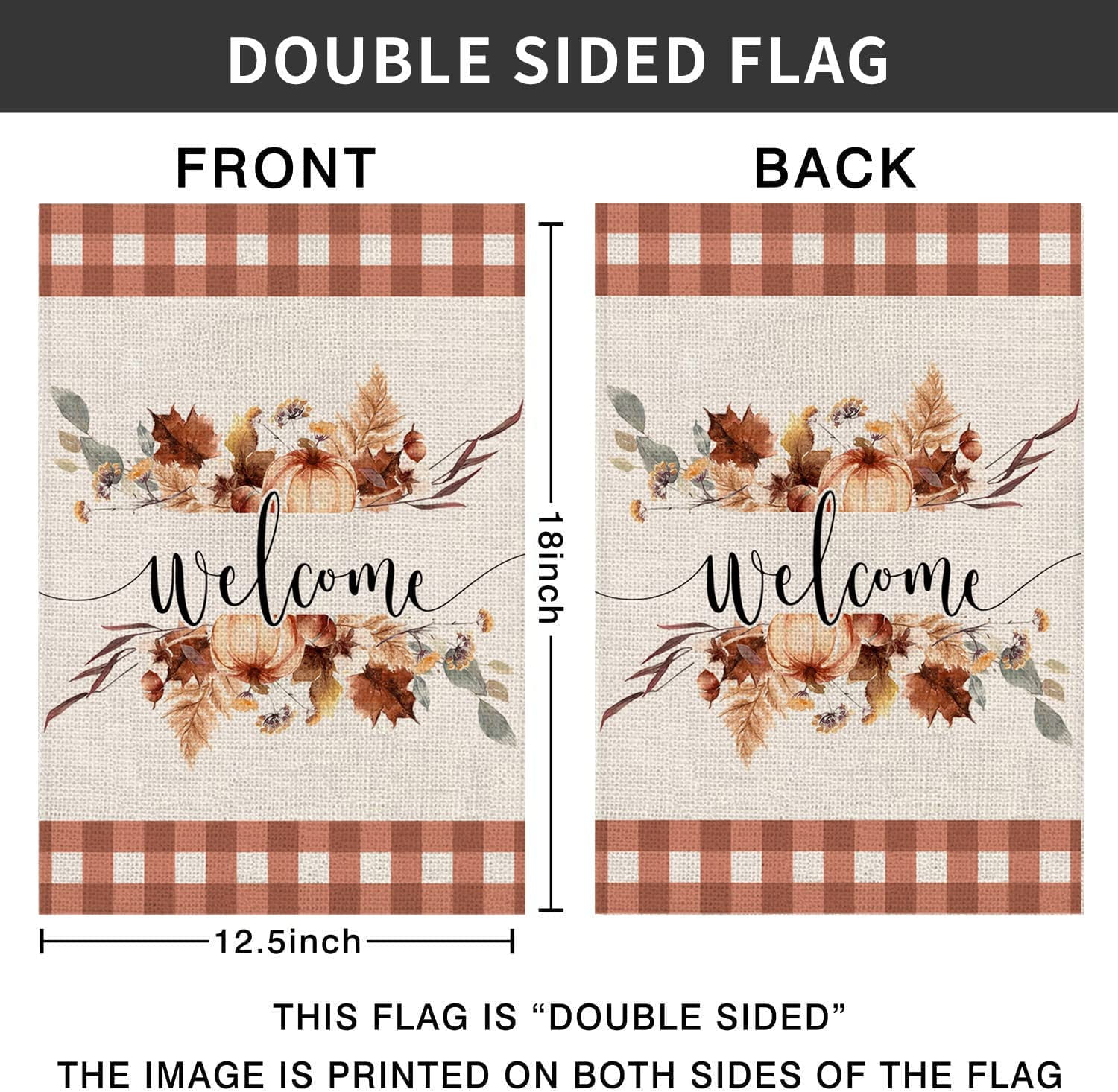 Fupoqi Maelys Happy Father's Day Garden Flag 12x18 Double Sided Burlap  Buffalo Check Plaid Truck Rose Floral Garden Flags Banners Vertical for  Daddy Papa Grandpa Father's Day Ou 
