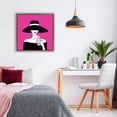 thumbnail image 3 of Stupell Industries Contemporary Black Hat Glamourous Woman Brown Floating Frame Canvas Art, 18 x 18, by Martina Pavlova, 3 of 8