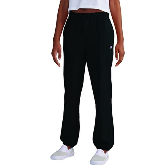 CHAMPION Powerblend Boyfriend Sweatpant - Womens (Black,XS)