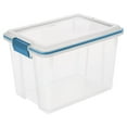 thumbnail image 2 of Sterilite 20 Quart Gasket Box, Stackable Storage Bin with Latching Lid, 6 Pack, 2 of 8