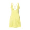 thumbnail image 2 of SAYOO Vestido sin mangas informal de verano para mujer Color sólido Escote en V Corte bajo Temperamento de satén Mini vestido SAYOO  Moda, 2 of 7
